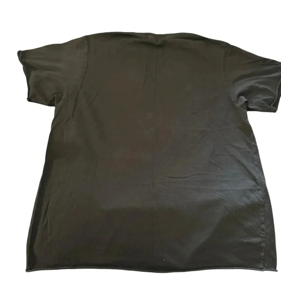 Talentless Raw hem men's size large black t-shirt - Picture 2 of 4